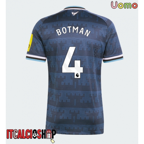 Newcastle United Sven Botman #4 Seconda Maglia 2026-27 Manica Corta